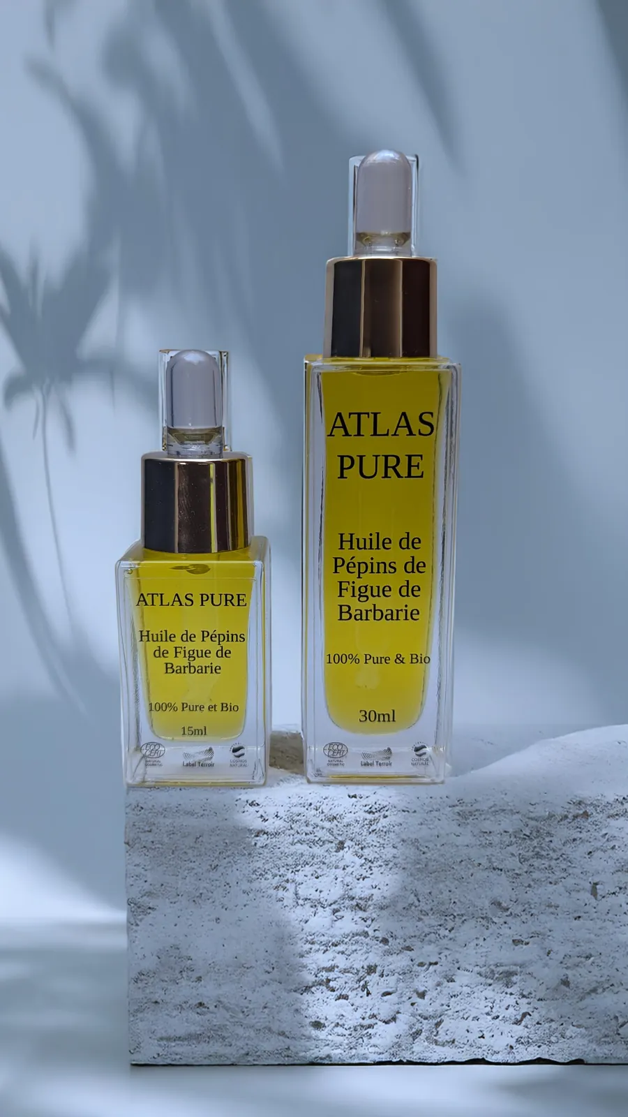 Atlas Pure Kaktusfeigenkernöl, 15 ml und 30 ml
